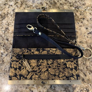 Diva - Monochromatic Floral / Brushed Antique