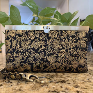 Diva - Monochromatic Floral / Brushed Antique
