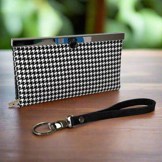 Diva - Black and White Houndstooth / Gunmetal