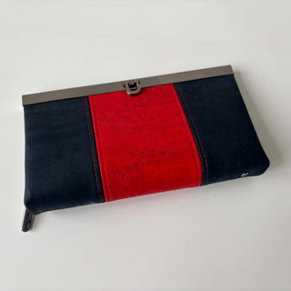 Diva Cork - Navy Red / Brushed Gunmetal